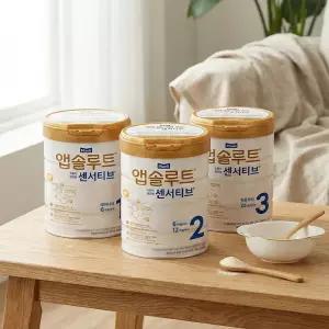 앱솔루트 센서티브 900g 3캔 3종 택1 (1~3단계)