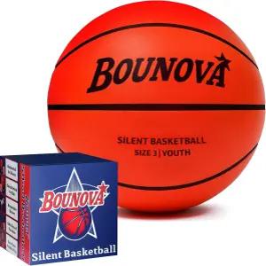 BOUNOVA 사일런트 농구 리얼 필 파워 바운스 우아한 선물 상자 포장 조용한 드리블 및 트레이닝을 위한