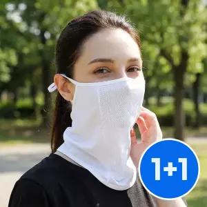1+1 귀걸이형 멀티스카프 여름넥워머 자외선차단 쿨스카프 스포츠스카프 등산 자전거 낚시 골프 야외활동