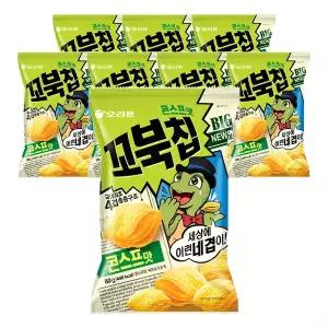 오리온 꼬북칩 콘스프, 80g, 8개