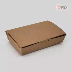 종이도시락 3호 양면 크라프트용기 500개 BOX