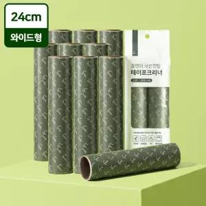 와이드 사선 돌돌이 10P 롤 테이프 클리너 리필 (90회분)