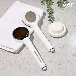 아에르 워터 솔루션 2in1 필터 샤워기, 화이트, 1개