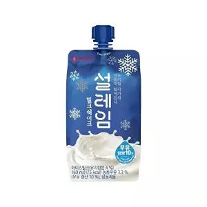 [롯데웰푸드]설레임 밀크쉐이크160ml * 24개