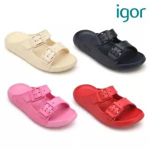 [트래드후스](센텀시티점)[IGOR] 이고르 카이 슬리퍼 크림/네이비/레드/푸시아 여아,남아슬리퍼