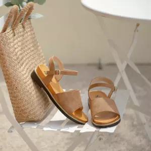 SOVO 에르모 스트랩 단화 여성샌들 4cm
