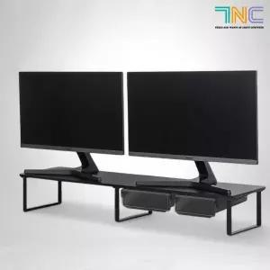 N 듀얼 모니터 받침대 27B 블랙 7NC