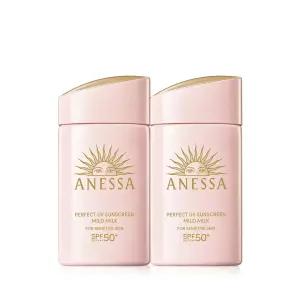 아넷사 퍼펙트 UV 선스크린 마일드 밀크 NA 60ml 2개