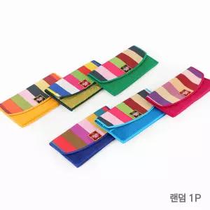 전통 누비 색동 카드 돈지갑 ( 외국인선물 한국기념품 세뱃돈 파우치 통장지갑 판촉물 )