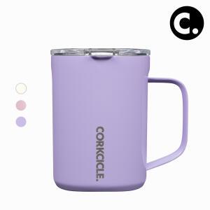 콕시클 머그 텀블러 470ml 진공 보온 보냉 손잡이 텀블러 머그잔 뚜껑 그란데