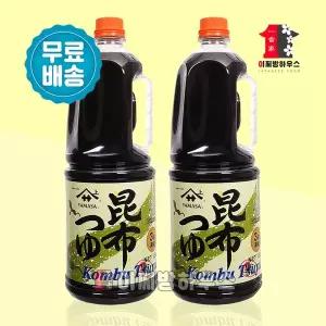 야마사 다시마간장 1.8L x 2개 콘부 쯔유 장유 어간장 일본간장 다시마쯔유