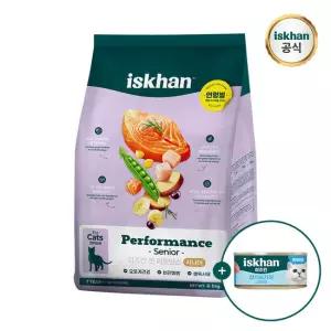 [우리와] 이즈칸 고양이사료 퍼포먼스 시니어 6.5kg+그레이비 캔 80g(랜덤)