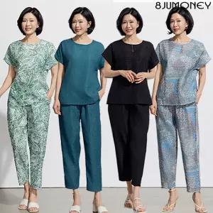 [8JUMONEY] 팔주머니 인견 시어서커 상하의 셋업
