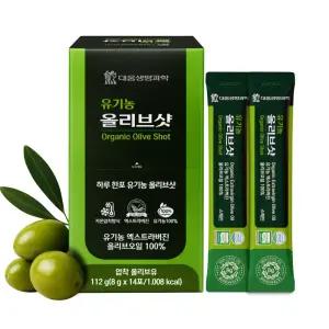 유기농 올리브샷 엑스트라버진 올리브오일 스틱 냉압착 올리브유 효능 112ml, 1개