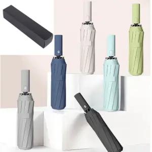 자동우산 포장박스 이중창살 uv 강풍 양산 3단 +12k 튼튼 양우산 장우산 uv우산 방수커버우산