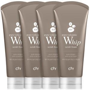 C2Y 화산송이 폼클렌징 120ml 4개