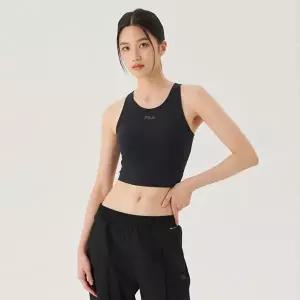 [휠라](대구신세계)[FILA] 기능성 크롭 브라탑 (FS2ITG1251F_BLK)