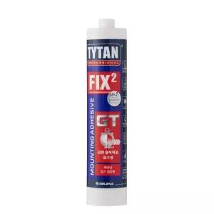 타이탄픽스2 TYTAN FIX2 GT 초강력접착제 수중방수실리콘 속경화 (백색,흑색,연회색) 290ml