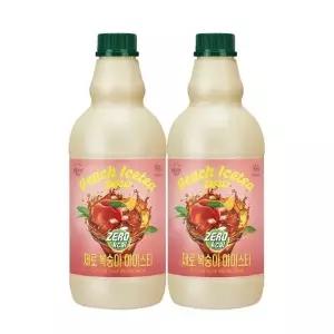 대상 복음자리 제로 복숭아 아이스티 1.47L X 2개 액상 베이스