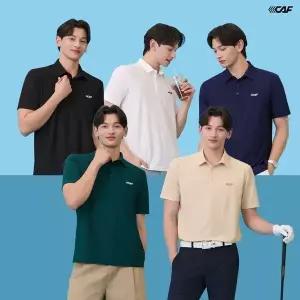 [하프클럽/르까프]르까프 25SS  냉감 반팔 카라 티셔츠 5종, 남성