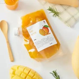 동화속딸기 자일로스 수제 망고청 과일 베이스 퓨레 에이드 1kg