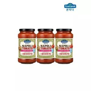 [하프클럽/]new  나폴리 저당 토마토 파스타소스 600g 3병
