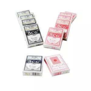 BCG 보급형 트럼프 카드 포커 카드 2컬러 마술 블랙잭 트럼프 플레잉카드