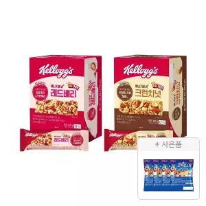 켈로그 에너지바 K 레드베리 420g(35g, 12입), 1개+에너지바 K 크런치넛 480g, 1개+증정(콘푸로스트 30g, 4개)