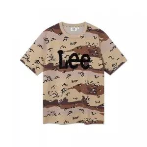 매장정품 LEE 빅 트위치 로고 반팔 티셔츠 카모플라쥬 LE2602ST40CA 236152