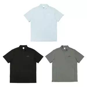 [아이더](대구신세계)[최초가 99,000원] 3가지 색상 ICE (아이스 조직) 남성 반팔짚업 티셔츠 DMM24207