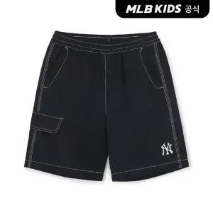 [MLB키즈](공식)26SS 스포티브 스몰로고 나일론 5부 팬츠 NY (Black) 7ASMB0163-50BKS