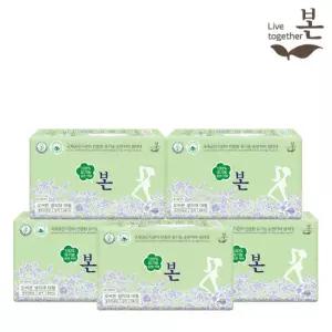 유기농 순면 유기농본 울트라슬림 생리대 대형 24P 5팩