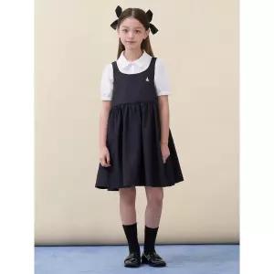 [BEANPOLE KIDS] 클래식 민소매 원피스 & 저지 블라우스 세트  블랙 (BI6371G055)