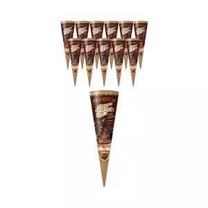 [슈팅냉동] 롯데웰푸드 월드콘 초코브라우니 160ml, 12개