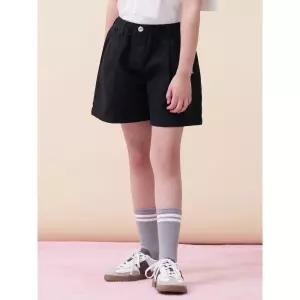 [BEANPOLE KIDS] 여아 우븐 반바지  블랙 (BI6325G025)