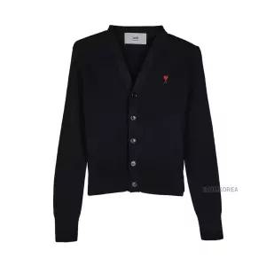 [아미] FW25 여성 아미 드 꾀흐 가디건 FKC374 001 009 119095