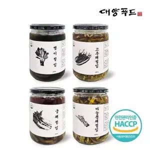 [NS홈쇼핑][대양푸드] 명이나물 / 고추채 / 마늘쫑 / 궁채 장아찌 절임 4종..[35371668]