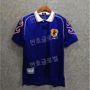 1998 일본 반팔 클래식 국대 상의 빈티지 레트로 유니폼