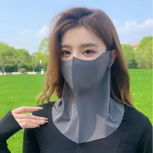 J2K 자외선 차단 마스크 3D 아이스실크 넥페이스 가드 골프 낚시 운전 등산 야외