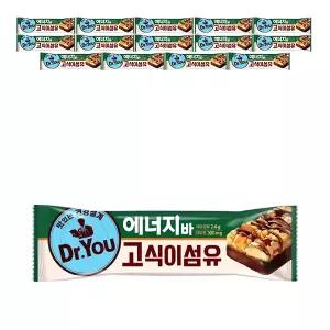 오리온 닥터유 에너지바 고식이섬유 40g, 15입, 1개