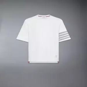 26SS 톰브라운 텍스처드 피케 4바 티 MJS296A J0248 100 WHITE DOM
