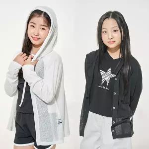 썸머 후드 가디건 / 여아 주니어 의류 초등학생 옷