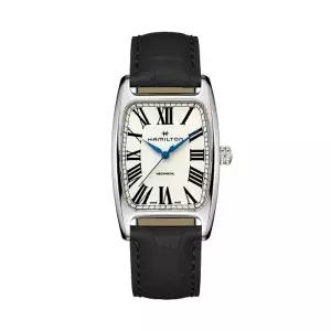 해밀턴 H13519711 아메리칸 클래식 볼튼 남성 가죽 메커니컬 34x38mm