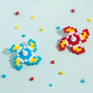 디폼블럭 8mm 팽이 패키지 만들기 diy 키트 (2개입) 미술 활동 재료 초등 돌봄 방과후 블록