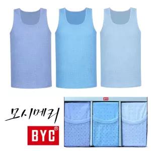 [BYC] ECF3064 모시메리런닝3매입 민소매남성런닝