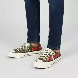 꼼데가르송 COMME DES GARCONS 멀티하트 척테일 70 스니커즈 AZ K117 001 1 남여공용)