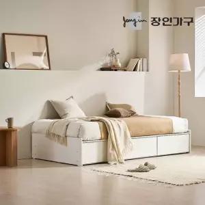 장인가구 페이즈 무헤드 평상형 서랍 수납 침대프레임 D 본넬 (높이 230)