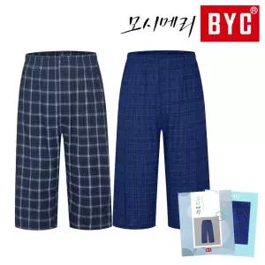 [BYC] ECF3066 모시메리쿨쾌적7부남성파자마잠옷바지