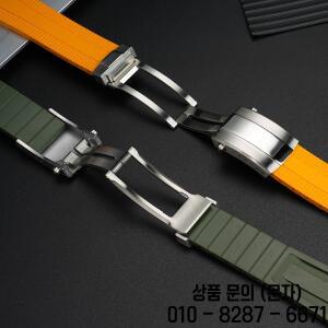 Breitling 시계 밴드 용 금속 Stainess 접이식 버클 무광택 조정 걸쇠 고무 가죽 나일론 스트랩 액세서리 1