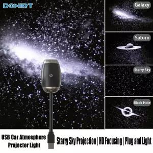 USB 자동차 분위기 프로젝터 라이트 실내 무드등 LED 별빛 파티 장식 로맨틱 토성 은하수